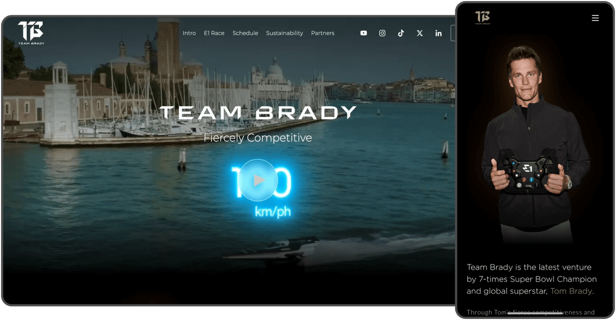 Electric Foiling Powerboat Racing Team